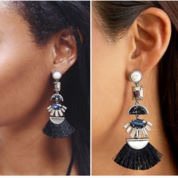 Chloe and Isabel Hero Statement Tassle Earrings - Picture 1 of 4